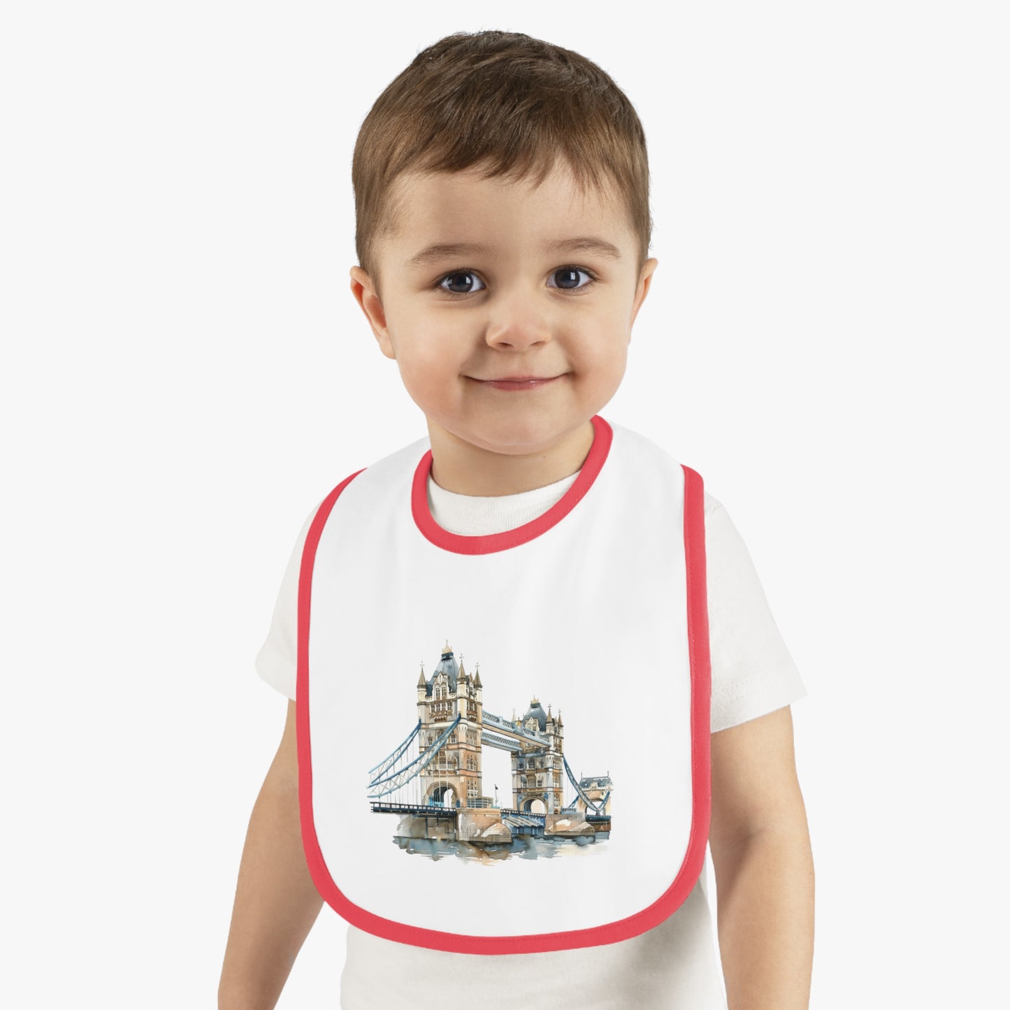 London Landmark Baby Bib | Unique Waterproof Baby Bib, Perfect Baby Gift, Cute Baby Accessories, Baby Shower Gift, Toddler Tableware