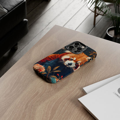 Cute Red Panda Phone Case, Wildlife Lover Gift, Tough Cases for iPhone, Nature-Themed Phone Cover, Animal Art Shell, Cute Tech Accessories