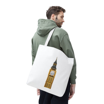 Big Ben Tote Bag, City Tour Tote, Travel Essentials, Gift for Travelers, London Souvenir, Eco-Friendly Shopping Bag