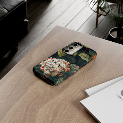 Floral Phone Case - Tough Cases, Nature Lover Gift, Floral Design, Botanical Phone Cover, Stylish Cellphone Accessory, Mother's Day Gift