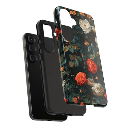 Floral Phone Case | Tough Cases with Elegant Design | Gift for Her, Mother's Day, Birthdays, Personalized, Trendy Tech Accessories