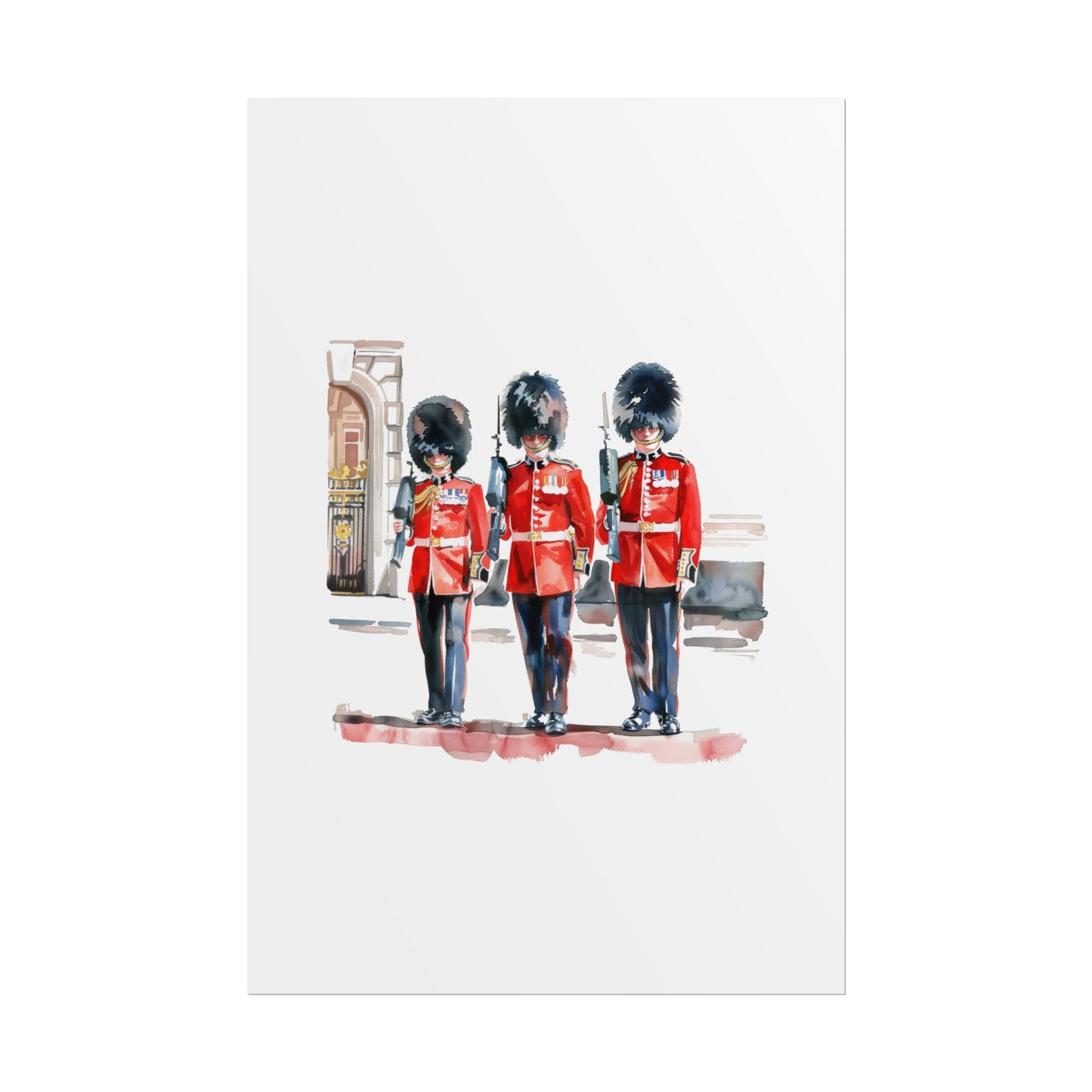 London Guard Roll-Up Posters, British Soldier Art Prints, Home Decor, Travel Gifts, Wall Art for Various Occasions