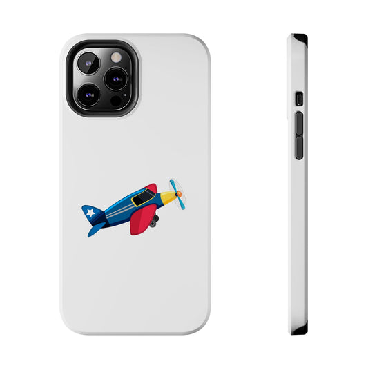 Vintage Airplane Tough Phone Cases, Durable Phone Cover, Gifts for Aviators, Travel Enthusiasts, Adventure Accessories, Kids Phone Case
