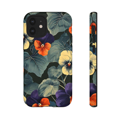 Tough Cases Floral iPhone Case, Tough Phone Cover, Stylish Floral Design, Gift for Her, Summer Vibe, Durable Protective Case