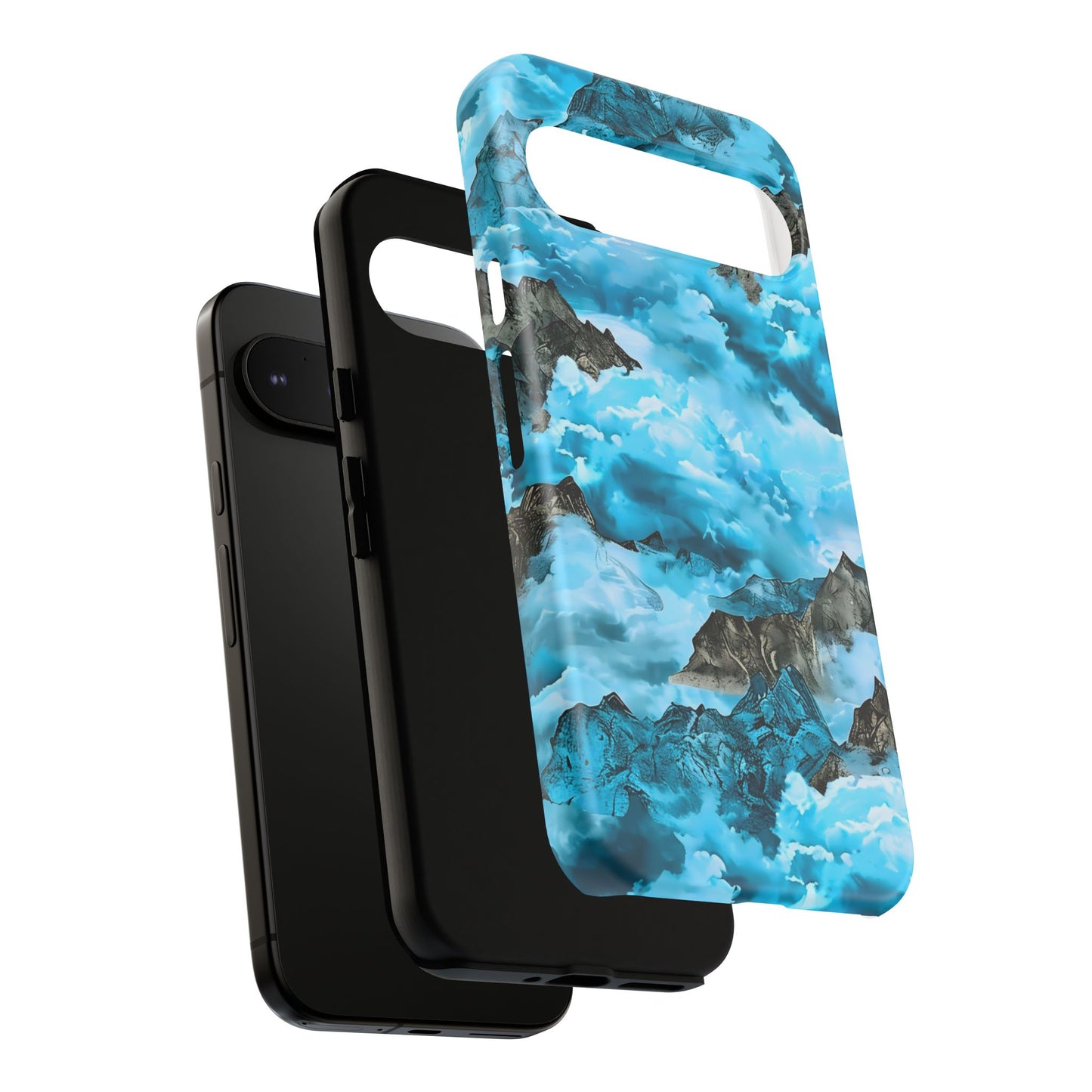 Mountain Wave Phone Case - Adventure Gear, Outdoor Gifts, Stylish Cases, Trendy Accessories, Nature Lovers