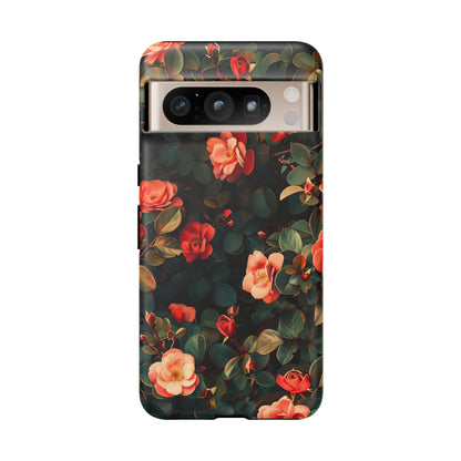 Floral Phone Case - Elegant Floral Design, Tough Protective Case, Perfect Gift for Her, Trendy Phone Accessories, Mother’s Day, Birthday