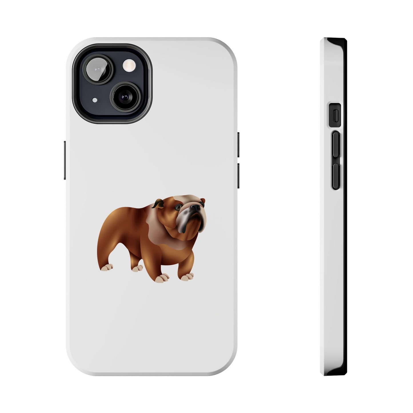 Bulldog Tough Phone Case, Durable Dog Lover Accessory, Pet-Themed Phone Cover, Unique Gift for Dog Owners, Cute Pet Cases