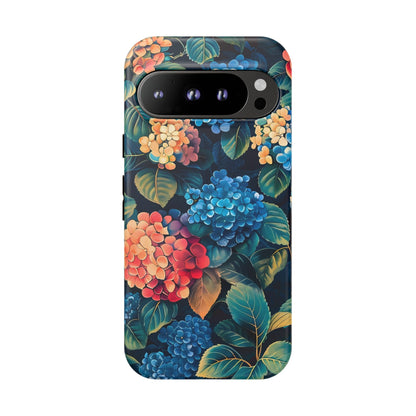 Floral Tough Phone Case, Durable Smartphone Cover, Flower Design, Gift for Her, Stylish Protection