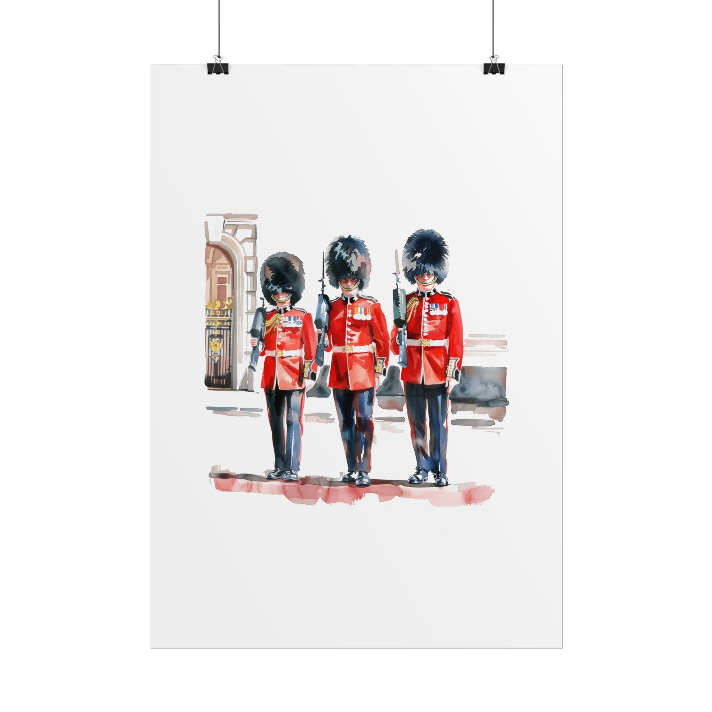 London Guard Roll-Up Posters, British Soldier Art Prints, Home Decor, Travel Gifts, Wall Art for Various Occasions