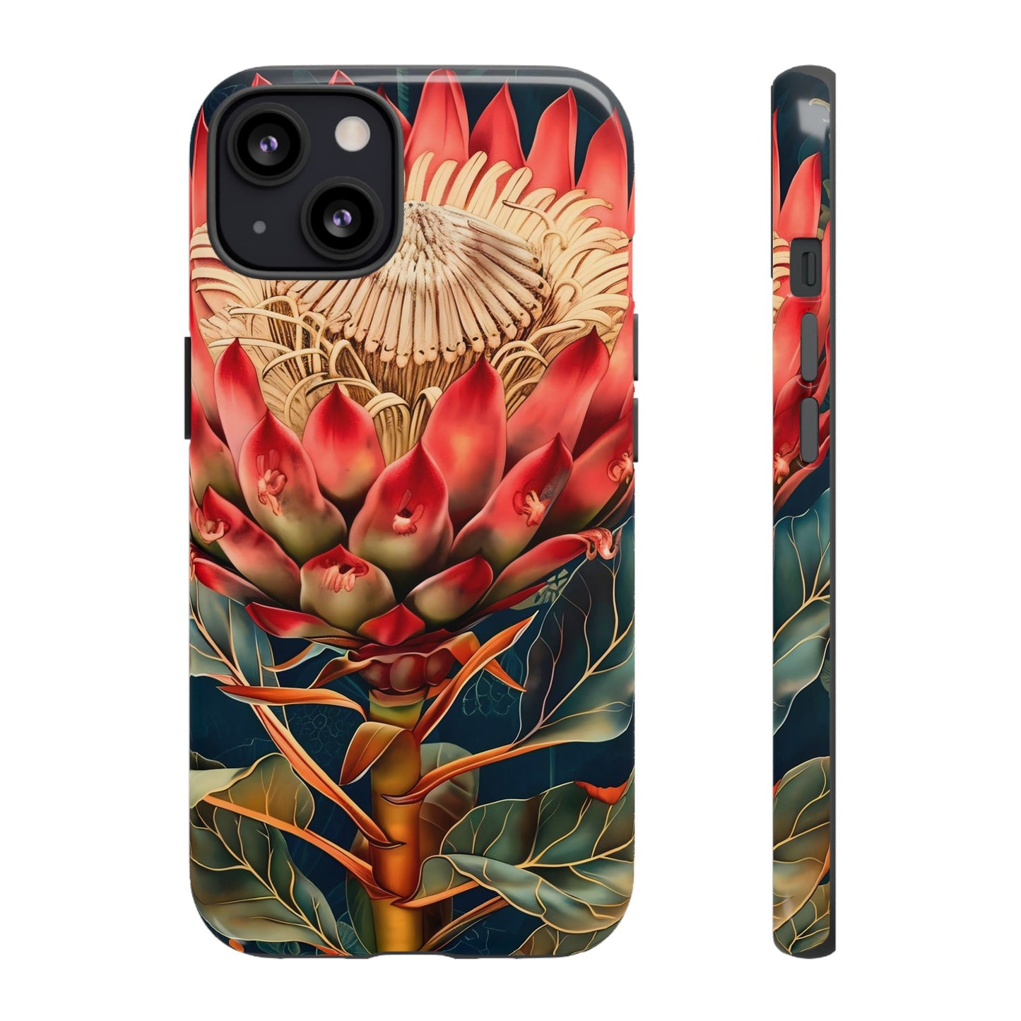 Tough Cases: Vibrant Floral Phone Case, Tough Phone Covers, Floral Art Cases, Nature Design Accessories, Gift for Nature Lovers