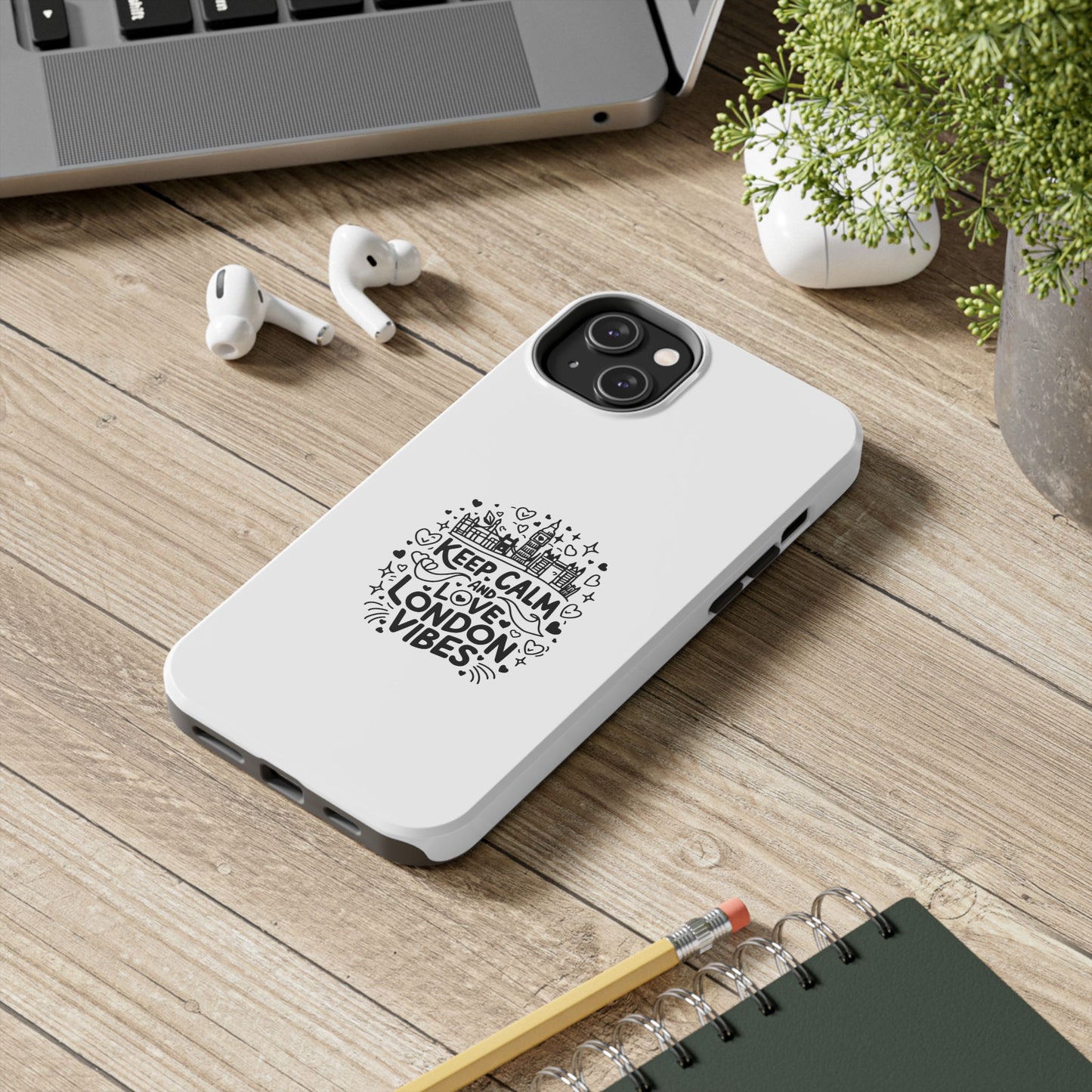 Keep Calm London Vibes Phone Case | Tough Protection for London Lovers