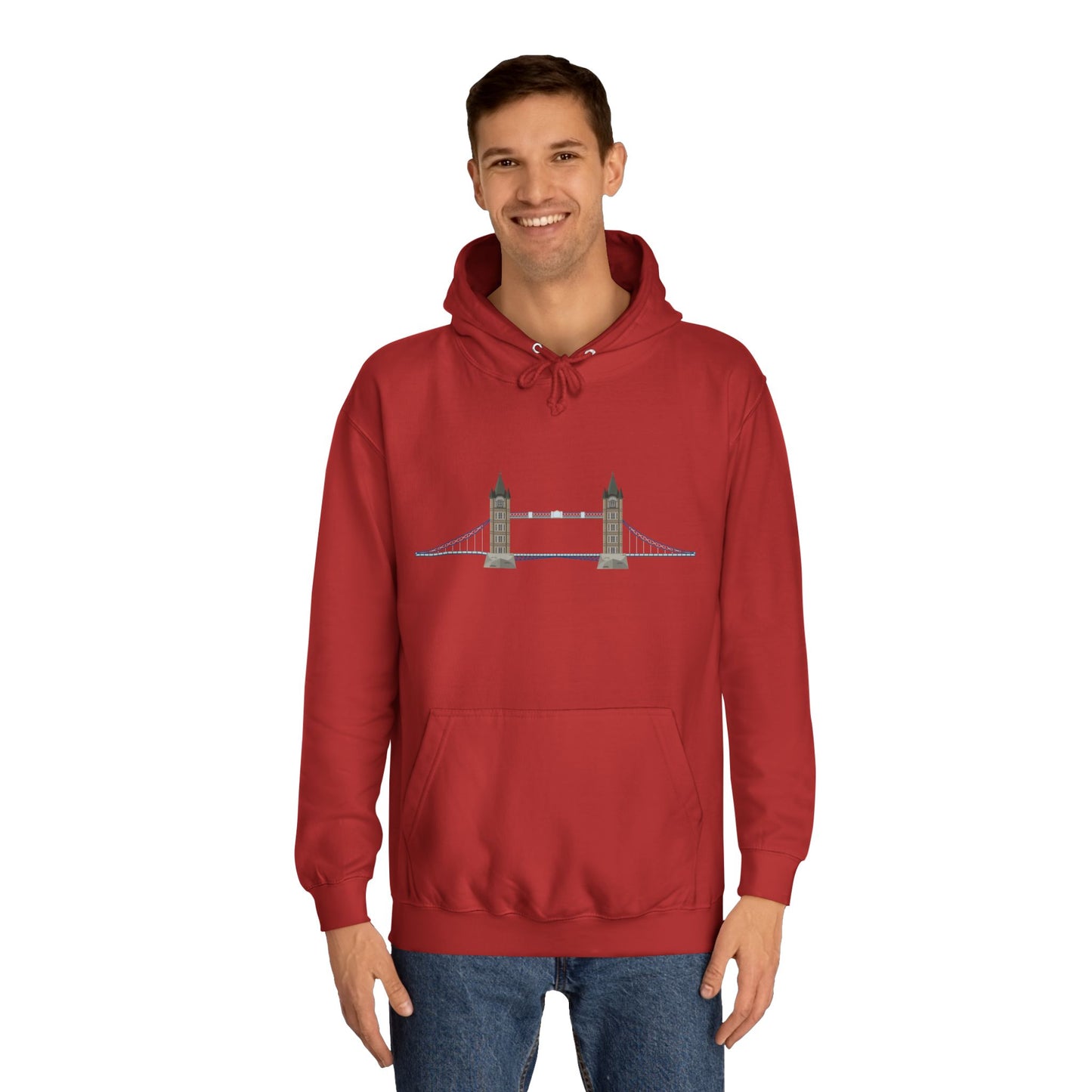 Tower Bridge Iconic Unisex College Hoodie