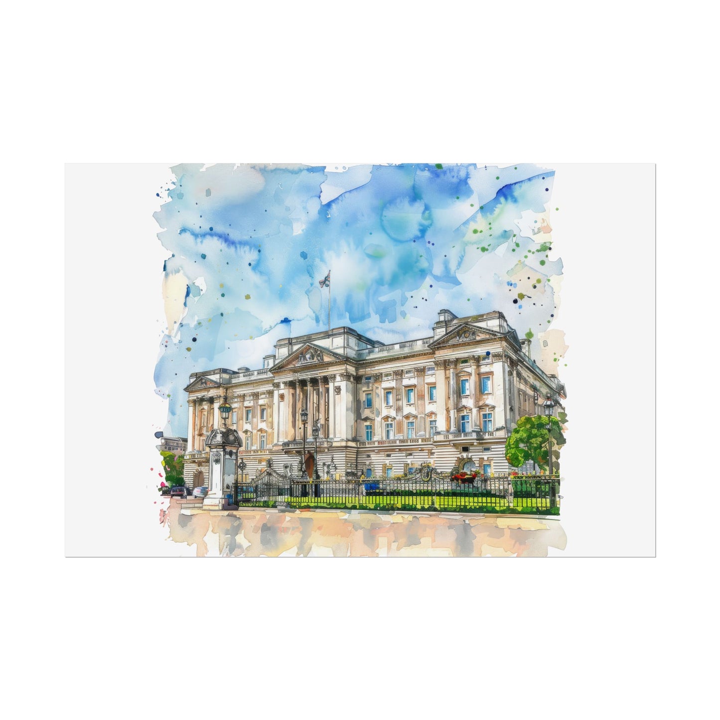 Watercolor Art Rolled Posters