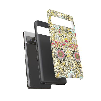 Floral Phone Case - Tough Cases, Floral Design, Stylish, Protective, Unique Gift for Her, Phone Accessories