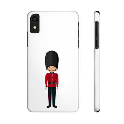 Slim Phone Cases with Royal Guard Design for UK Lovers, Travel Souvenir, Holiday Gift, Phone Accessories, Fun Style