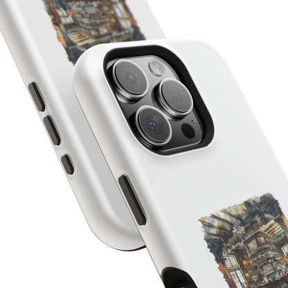 Artistic Magnetic Tough Cases | Stylish Phone Cover, Unique Illustrative Cases, Customizable Gifts for Travelers, Holiday Season Perfec