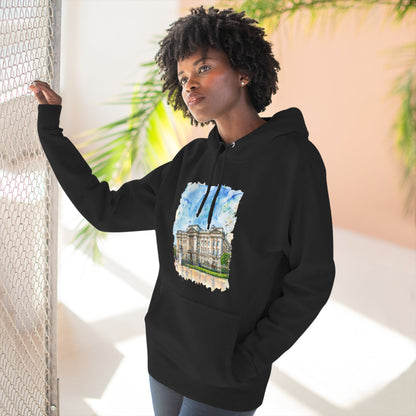 Three-Panel Fleece Hoodie - British Nature - Scenic Landscapes and Natural Beauty