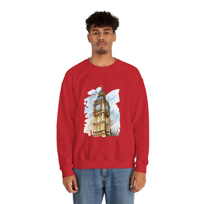 Unisex Heavy Blend™ Crewneck Sweatshirt Lightweight - Big Ben Iconic British Tower