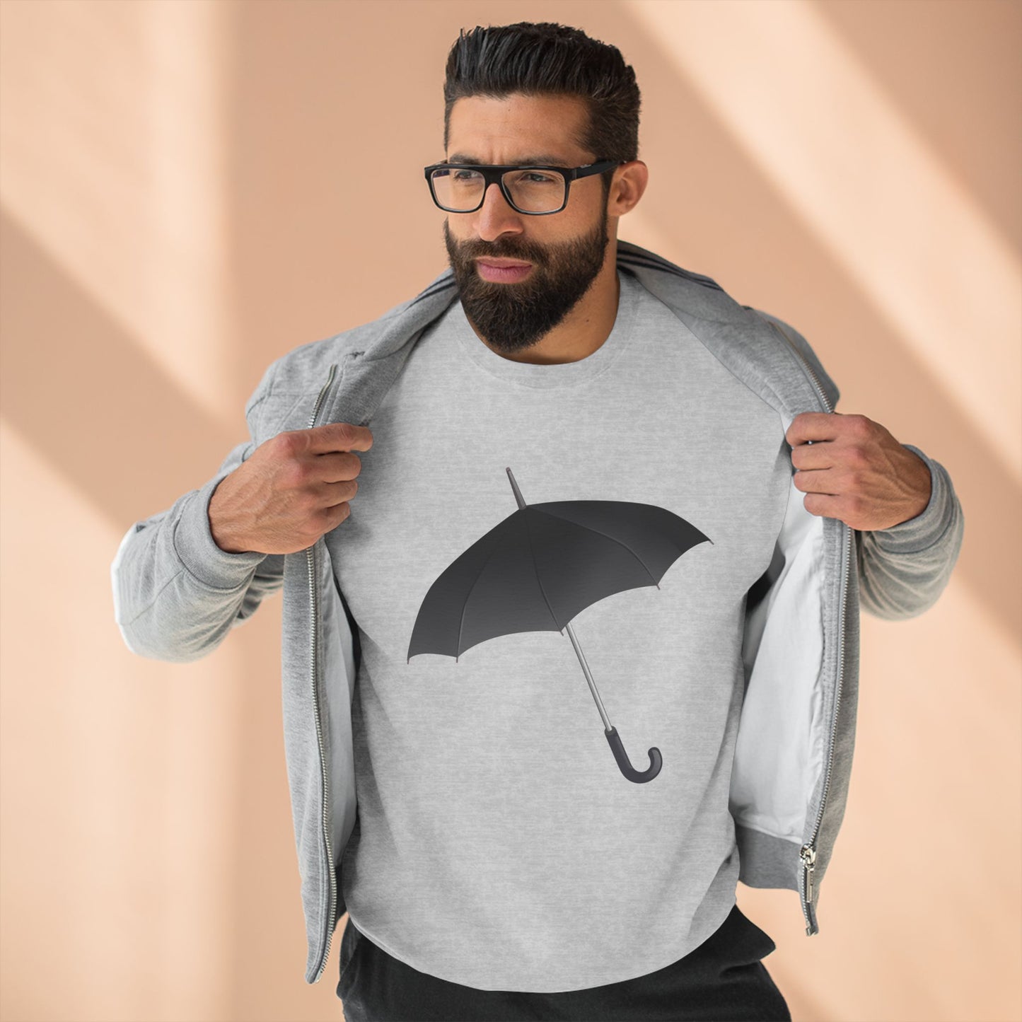 Unisex Crewneck Sweatshirt - Regal Royal Umbrella