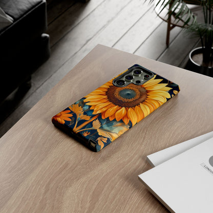 Sunflower Phone Case - Floral Design for Nature Lovers, Cute Spring Accessory, Gift for Her, Eco-Friendly Cover