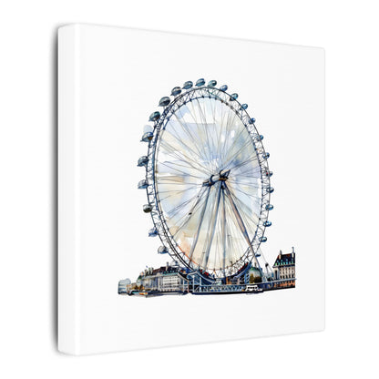 London Eye Canvas Print, Wall Art Decor, Travel Gift, Home Decoration, Unique Art Piece