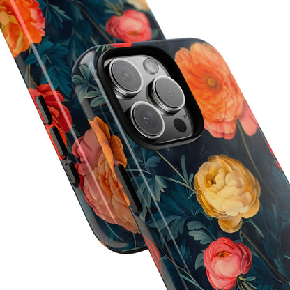 Floral Phone Case, Tough Cases for Phone Protection, Gift for Flower Lovers, Floral Designs, Spring Decor