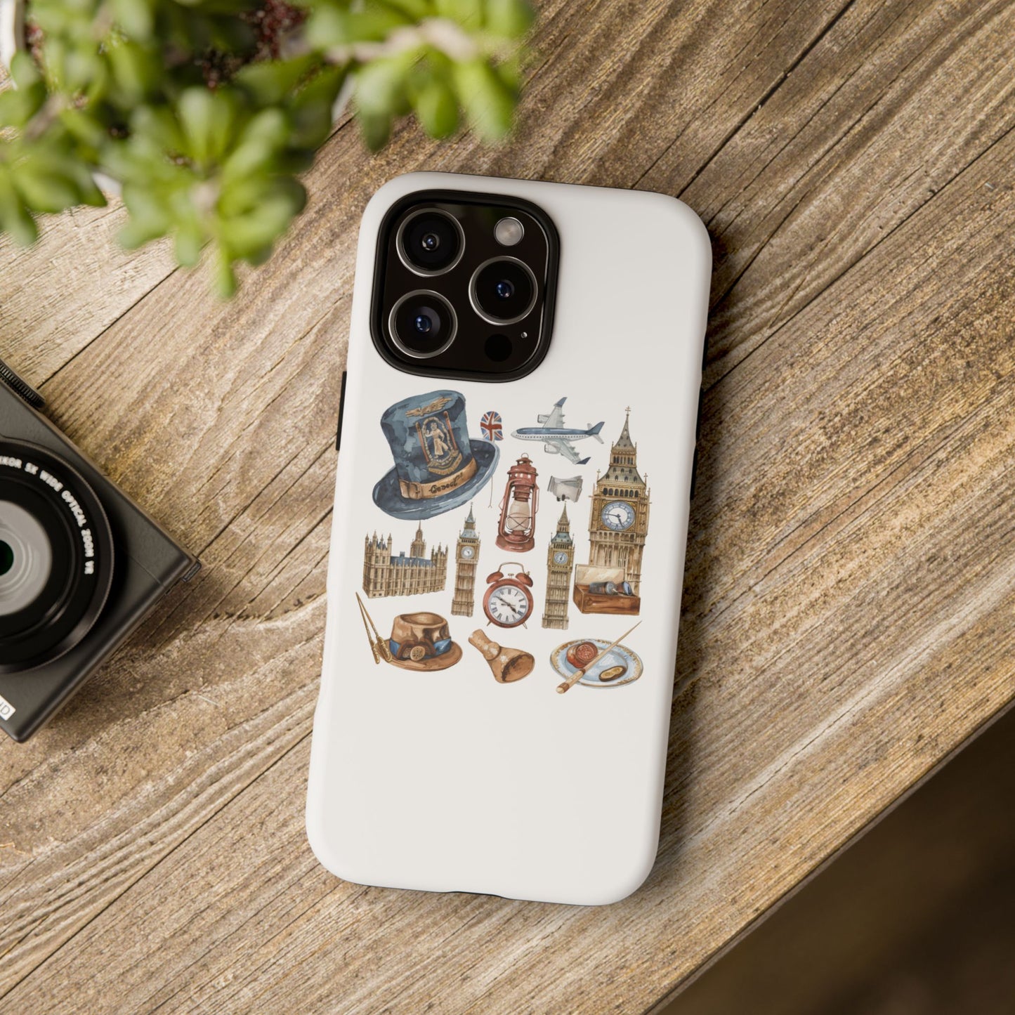 London-Themed Phone Case, Durable iPhone Cover, Gift for Travelers, Unique Cell Phone Accessories, Stylish Gadget Protection