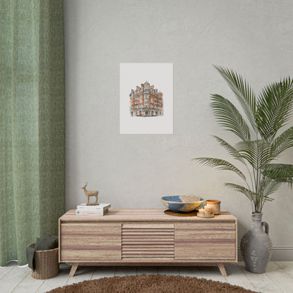 Elegant Architectural Rolled Posters, Art Prints for Home Decor, Gift for Housewarming, Wall Art for Living Room, Unique Art Decor