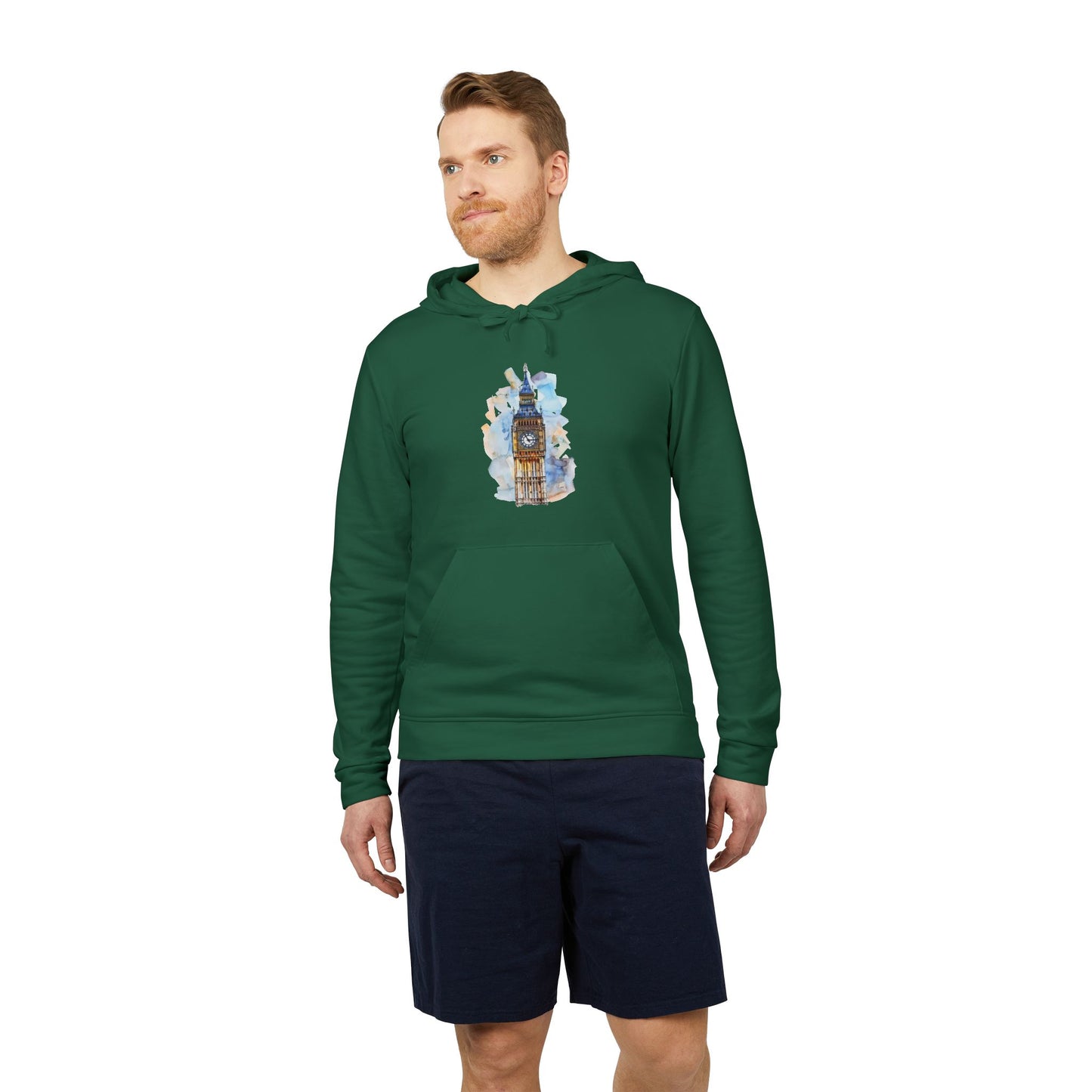 adidas Unisex Fleece Hoodie - Echoes of Time - London’s Big Ben