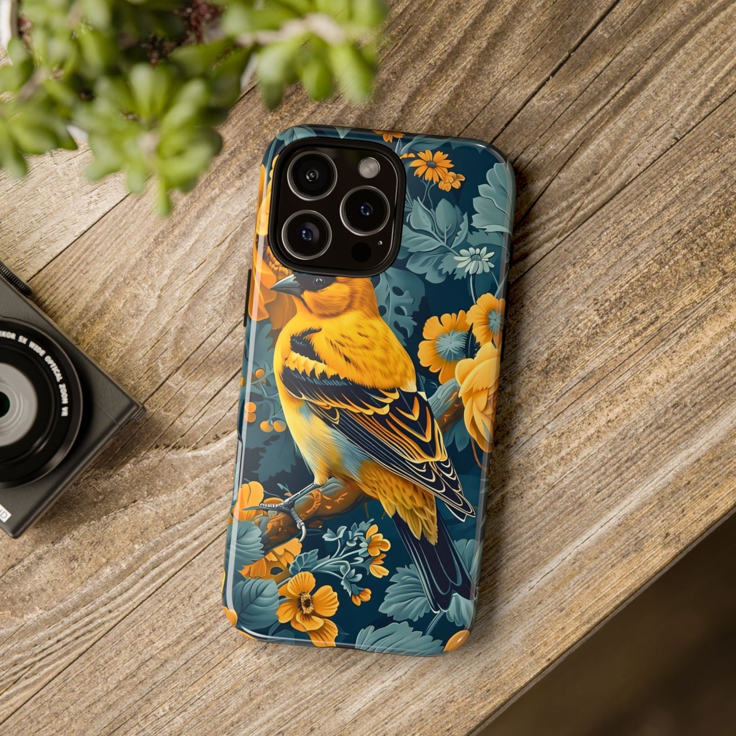 Colorful Bird Phone Case, Floral Tough Phone Cover for Bird Lovers, Eco-Friendly Mobile Shell, Gift for Nature Enthusiasts, Custom [...]