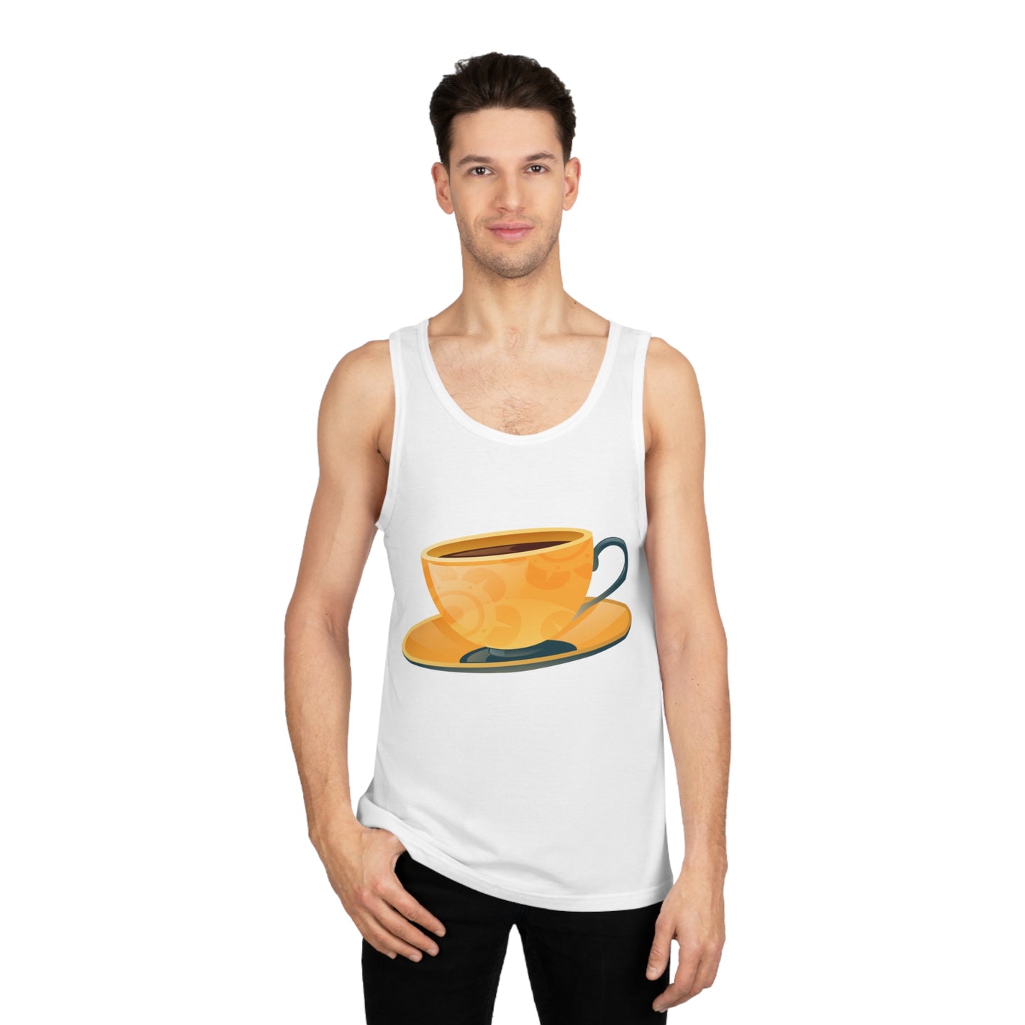Unisex Softstyle™ Tank Top - Elegant British Tea Cup