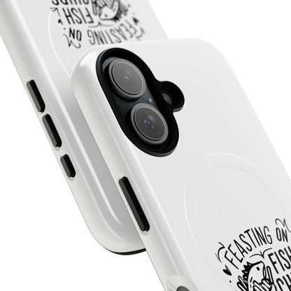 Fish and Chips Magnetic Phone Case, Travel Gift, London Souvenir, Cute Phone Cover, Unique Cell Phone Accessories, Fun British Design