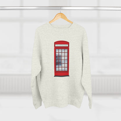 Unisex Crewneck Sweatshirt - Iconic British Public Telephone