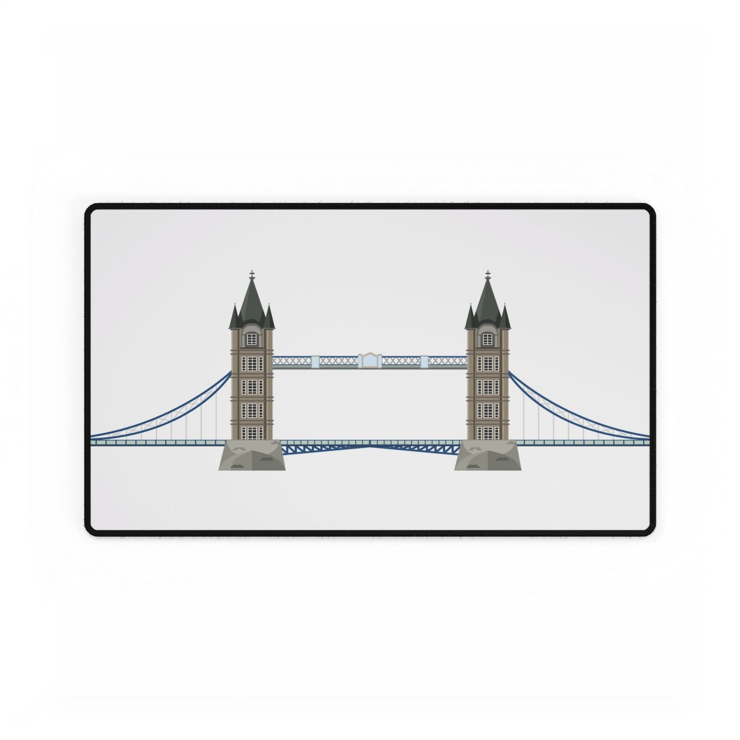 London Bridge Desk Mat - Stylish Office Decor, Gaming Mat, and Workstation Accessory, Perfect Gift for Professionals and Students