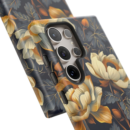 Floral Phone Case - Tough Cases, Stylish Mobile Cover, Flower Design, Holiday Gift, Trendy Accessory, Eco-Friendly Case