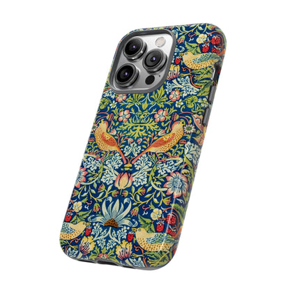 Floral Phone Case | Tough Cases, Stylish Protection, Unique Gift, Eco-Friendly, Floral Pattern, Bird Design
