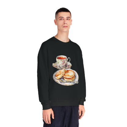 Unisex NuBlend® Crewneck Sweatshirt - British Royal Feast Opulent Dining Fit for Royalty