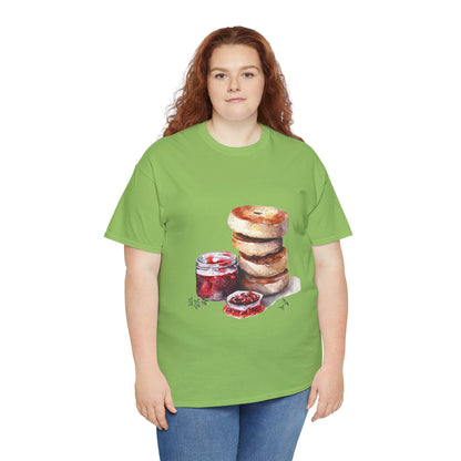 Unisex Heavy Cotton Tee - A Taste of Tradition - Iconic British Cuisine