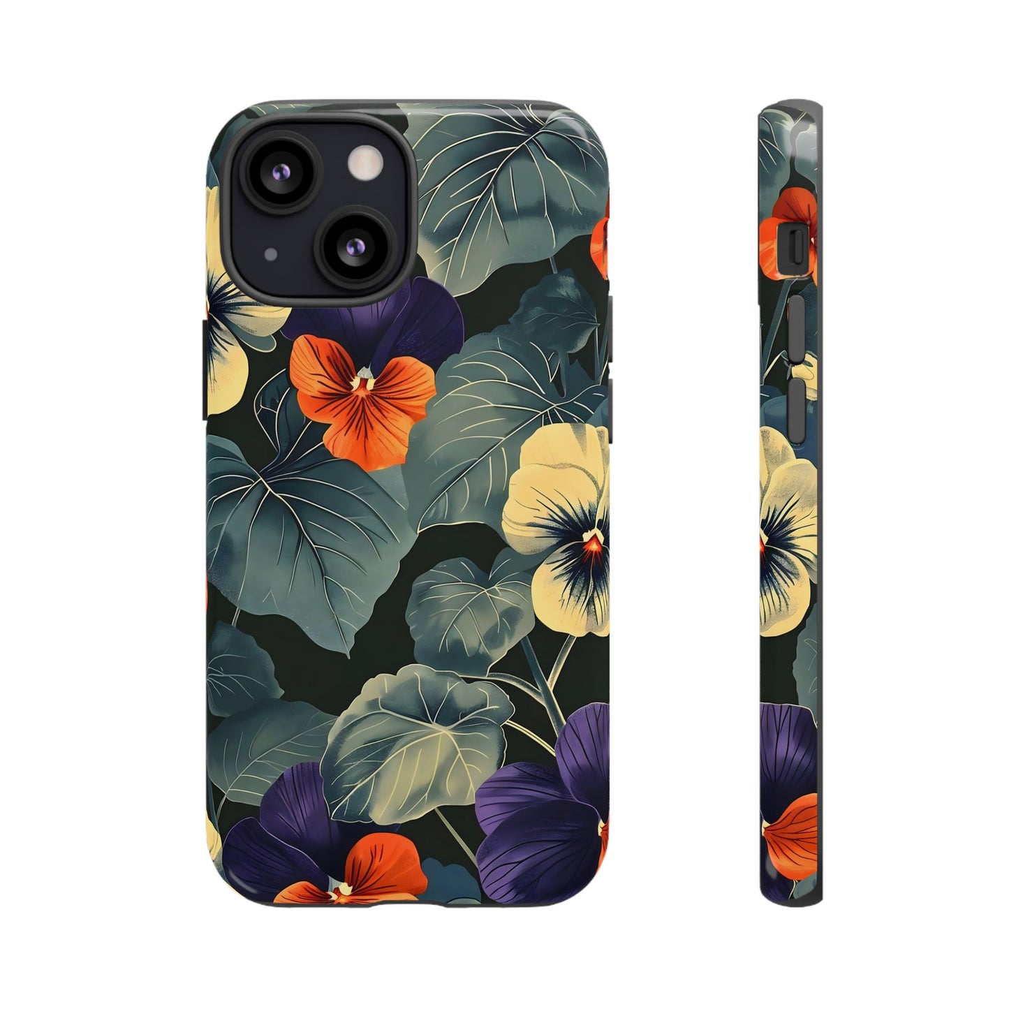 Tough Cases Floral iPhone Case, Tough Phone Cover, Stylish Floral Design, Gift for Her, Summer Vibe, Durable Protective Case