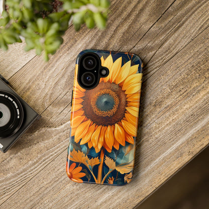 Sunflower Phone Case - Floral Design for Nature Lovers, Cute Spring Accessory, Gift for Her, Eco-Friendly Cover