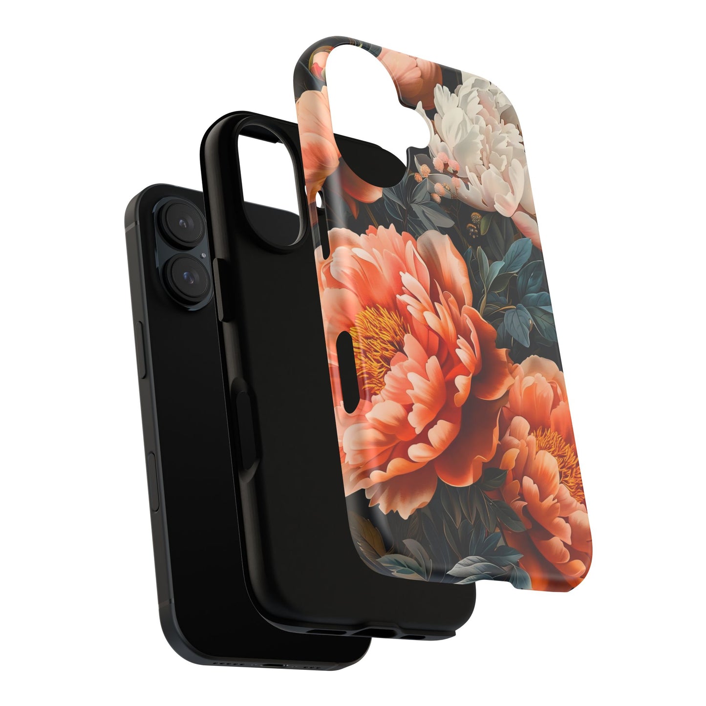 Floral Phone Case - Tough Cases, Durable Cover, Flower Design, Unique Gift, Phone Accessories