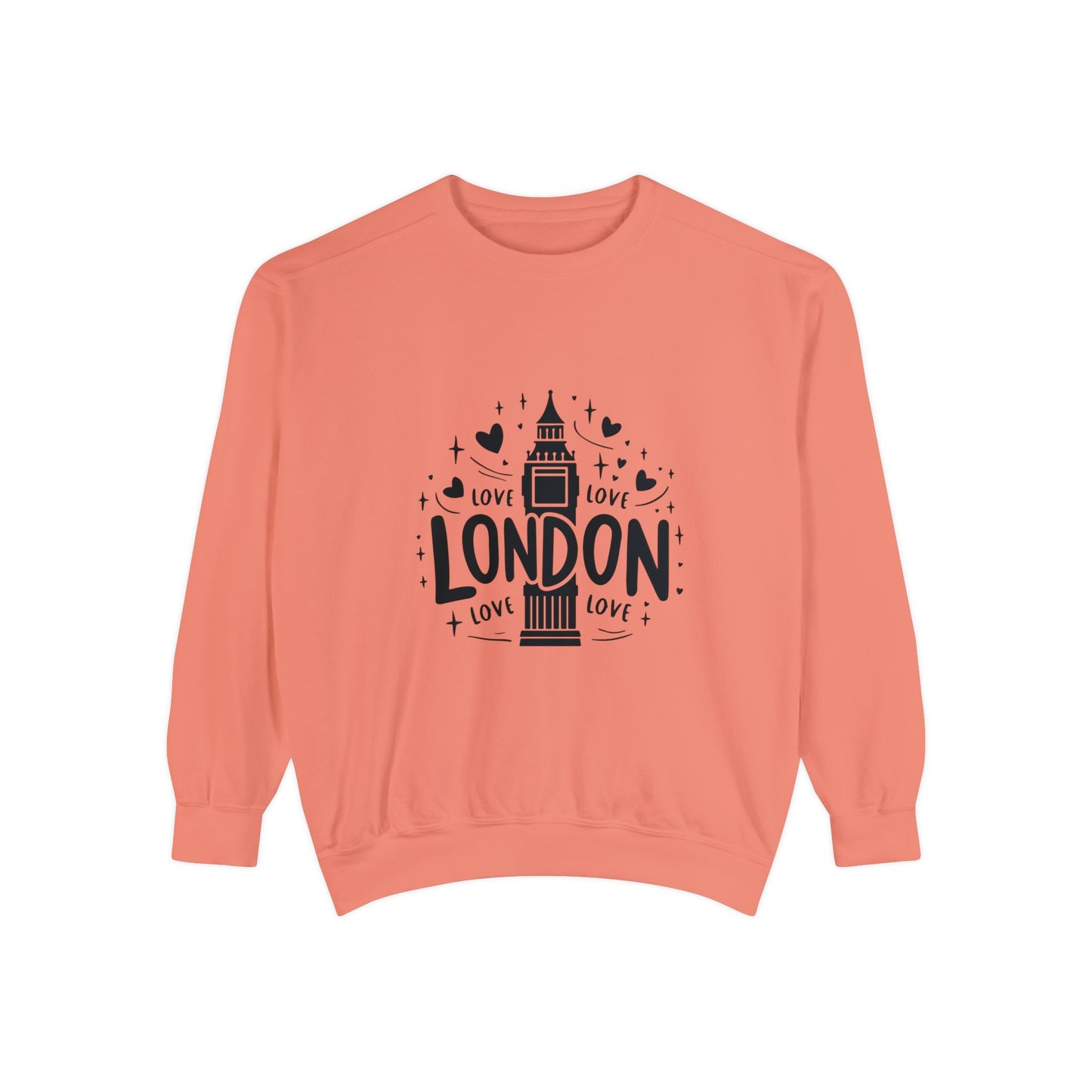Unisex Garment-Dyed Sweatshirt Versatile - Love London