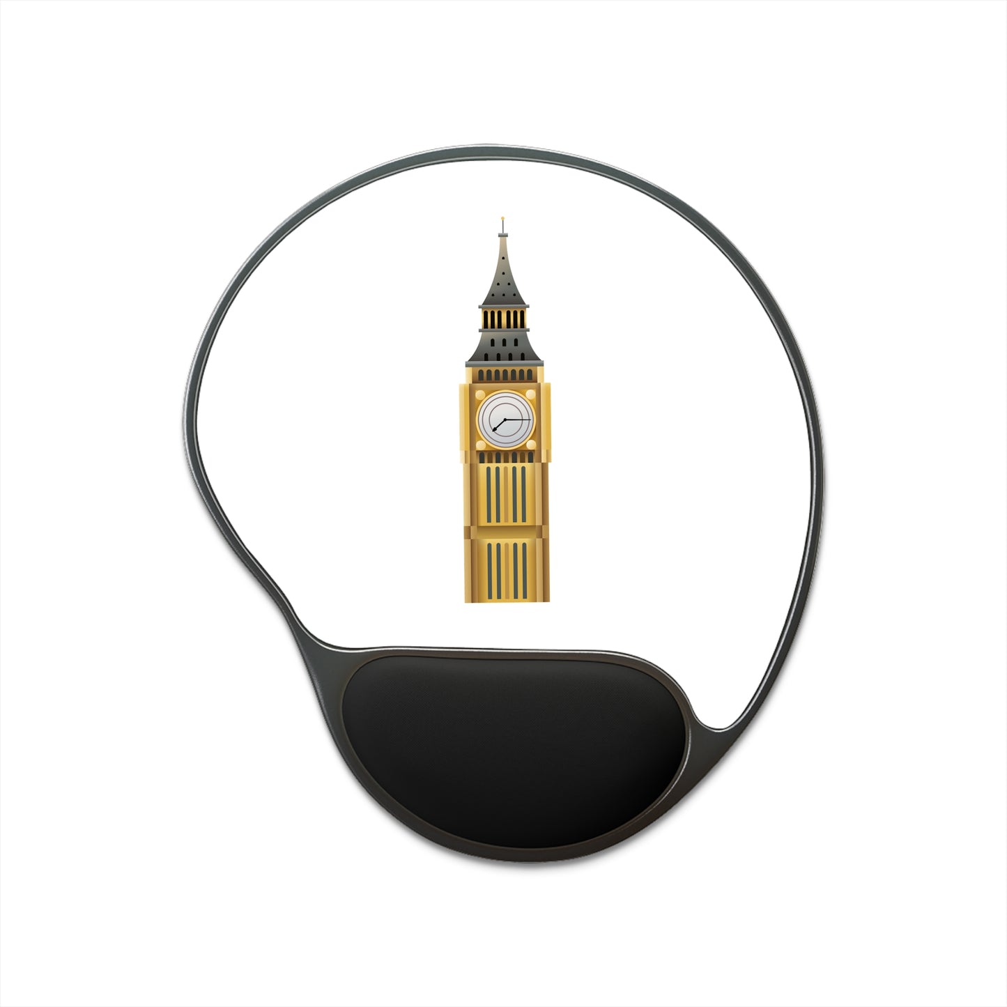 Big Ben Mouse Pad with Wrist Rest, Gamer Desk Pad, Office Decor, Ergonomic Mouse Mat, Gift for Students, Home Office Essentials