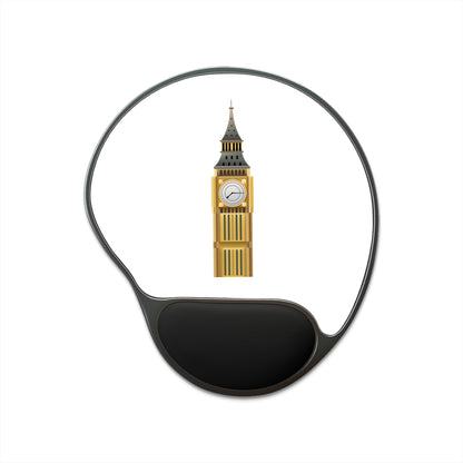 Big Ben Mouse Pad with Wrist Rest, Gamer Desk Pad, Office Decor, Ergonomic Mouse Mat, Gift for Students, Home Office Essentials
