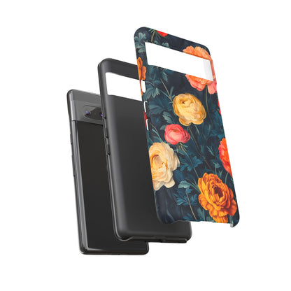 Floral Phone Case, Tough Cases for Phone Protection, Gift for Flower Lovers, Floral Designs, Spring Decor
