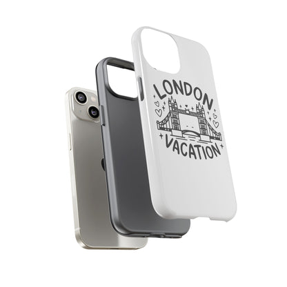 London Vacation Phone Case, Travel Accessories, Unique Gift, London Lover, Custom Phone Cover, Vacation Souvenir