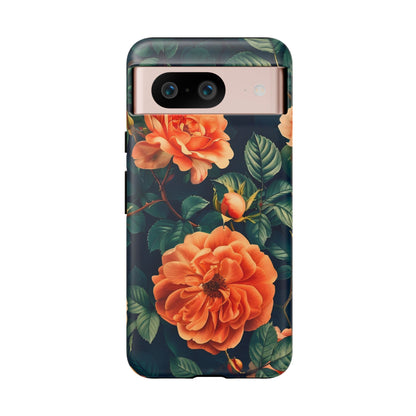Floral Phone Case, Tough Cases for Nature Lovers, Botanical Design, Phone Protection, Gift for Her, Trending Floral Accessories