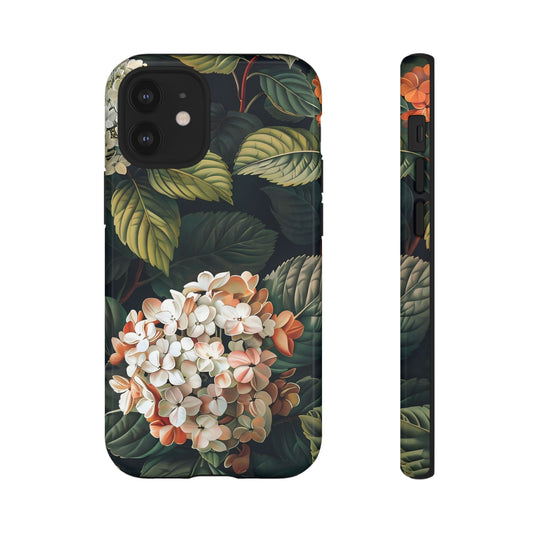 Floral Phone Case - Tough Cases, Nature Lover Gift, Floral Design, Botanical Phone Cover, Stylish Cellphone Accessory, Mother's Day Gift