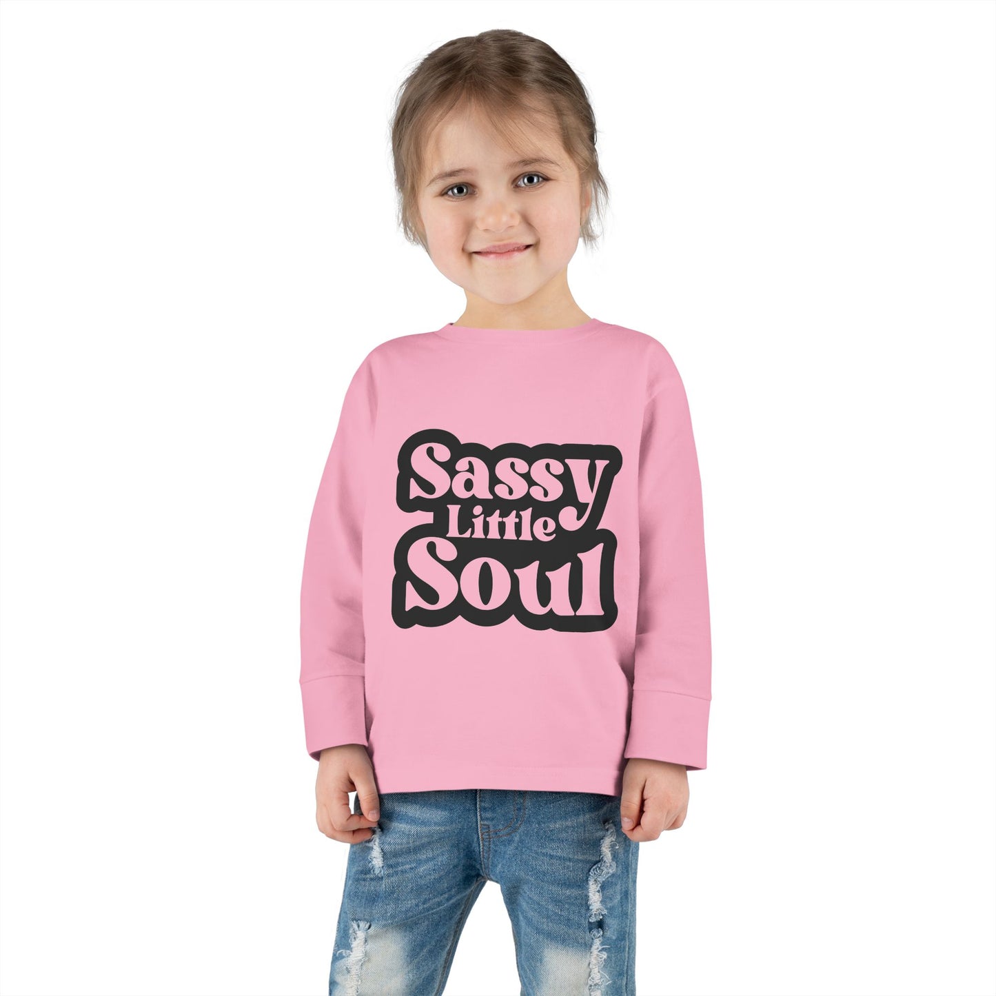 Sassy Little Soul Toddler Long Sleeve Tee - Fun & Playful Apparel for Kids