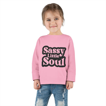 Sassy Little Soul Toddler Long Sleeve Tee - Fun & Playful Apparel for Kids